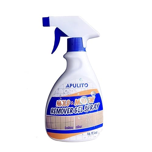 APULITO Household Bathroom Shower Cleaner, Home Cleaning Gel for Wall Tile Grount Sink Kitchen - 16 Fl oz