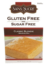 Sans Sucre Gluten Free and Sugar Free Classic Blondie Brownie Mix, 16 Ounce