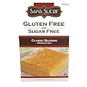 Sans Sucre Gluten Free and Sugar Free Classic Blondie Brownie Mix, 16 Ounce