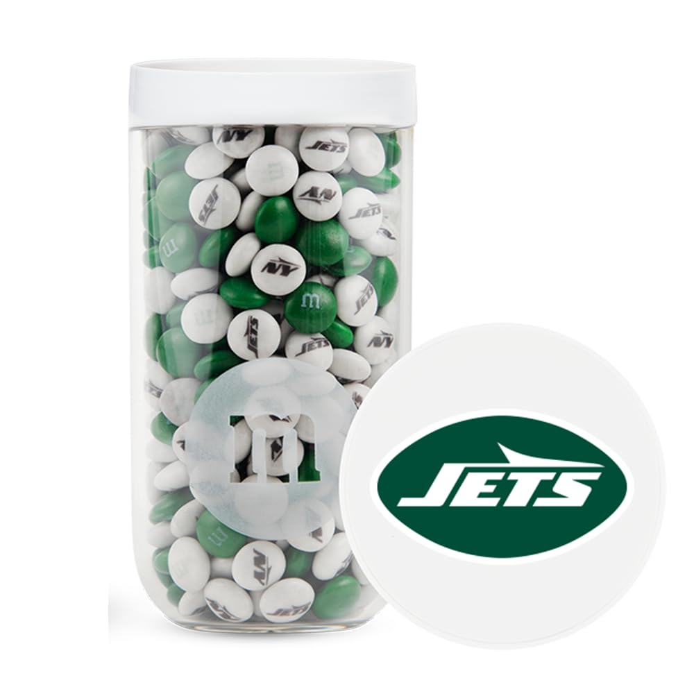 M&M'S NFL New York Jets Milk Chocolate Gift Jar, 12.7 oz