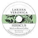 Hibiscus Medium Roast Coffee (Single Serve K-Cup Pods) (Gourmet, Naturally Flavored, Whole Coffee Beans) (12 pods, ZIN: 573048)