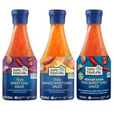 Blue Dragon Sweet Chili Sauce, RS Sweet Chili, & Mango Sauce, Variety Pack of 3 (10.5 oz Each) - No Artificial Flavors Or Preservatives, Vegan