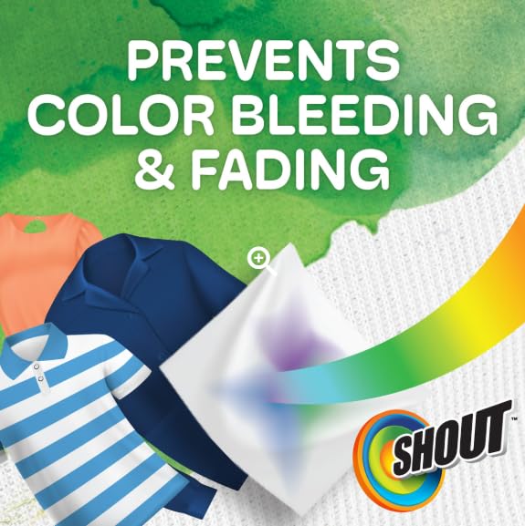 Shout Color Catcher Sheets for Laundry, Allow Mixed Washes, Prevents Color Runs and Maintains Original Clothing, 72 Count - Pack of 4 (288 Total