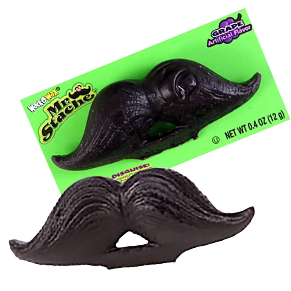 Fruidles Halloween Original Chewable Disguise, Play Now, Chew Later Wax Candy, Party Favorite Treats (Candy Wax Mustache)