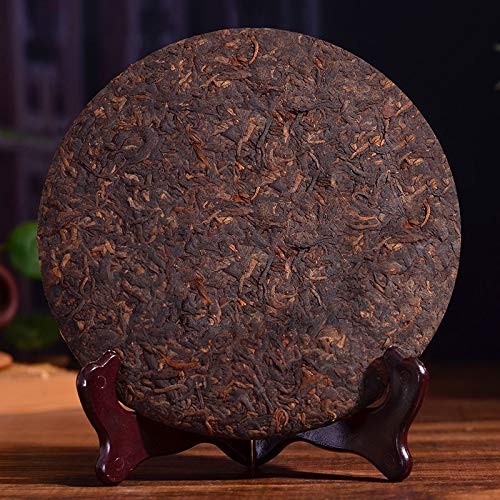 YiwuZhengshan 12.59 oz /357g ancient tree Pu'er tea cooked tea Qizi cake