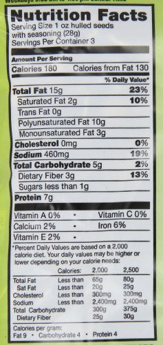 Spitz, Sunflower Seeds, Chili Lime Flavored, Big Bag, 6oz Bag (Pack of 4)