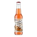 Rocket Fizz Melba's Fixins Peaches & Cream Soda Flavor | Cane Sugar | Craft Soda Pop Drinks | 12 oz in Glass Bottle (Single Bottle)