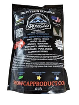 SnowCap Rust Stain Remover 4 lb Bag (Makes Up to 8 Gallons) for Well, Sprinkler, and Outdoor Rust on Concrete, Driveways, Pavers, Vinyl and Wooden