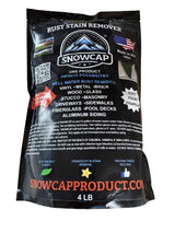 SnowCap Rust Stain Remover 4 lb Bag (Makes Up to 8 Gallons) for Well, Sprinkler, and Outdoor Rust on Concrete, Driveways, Pavers, Vinyl and Wooden
