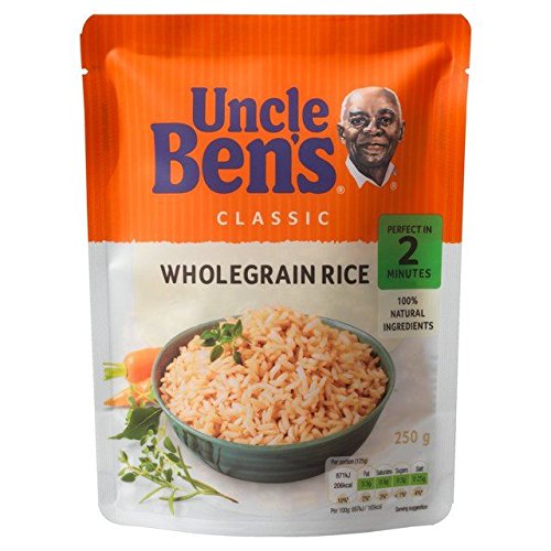 Uncle Ben's Classic Wholegrain Microwave Rice 250g - Pack of 6