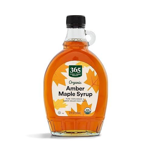 365 by Whole Foods Market, Organic Grade A Amber Maple Syrup, 12 Fl Oz