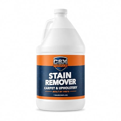 CSX Formula Stain Remover, Carpet Cleaner, 128 oz, Liquid, Citrus Fresh Scent, Biodegradable, Bleach Free