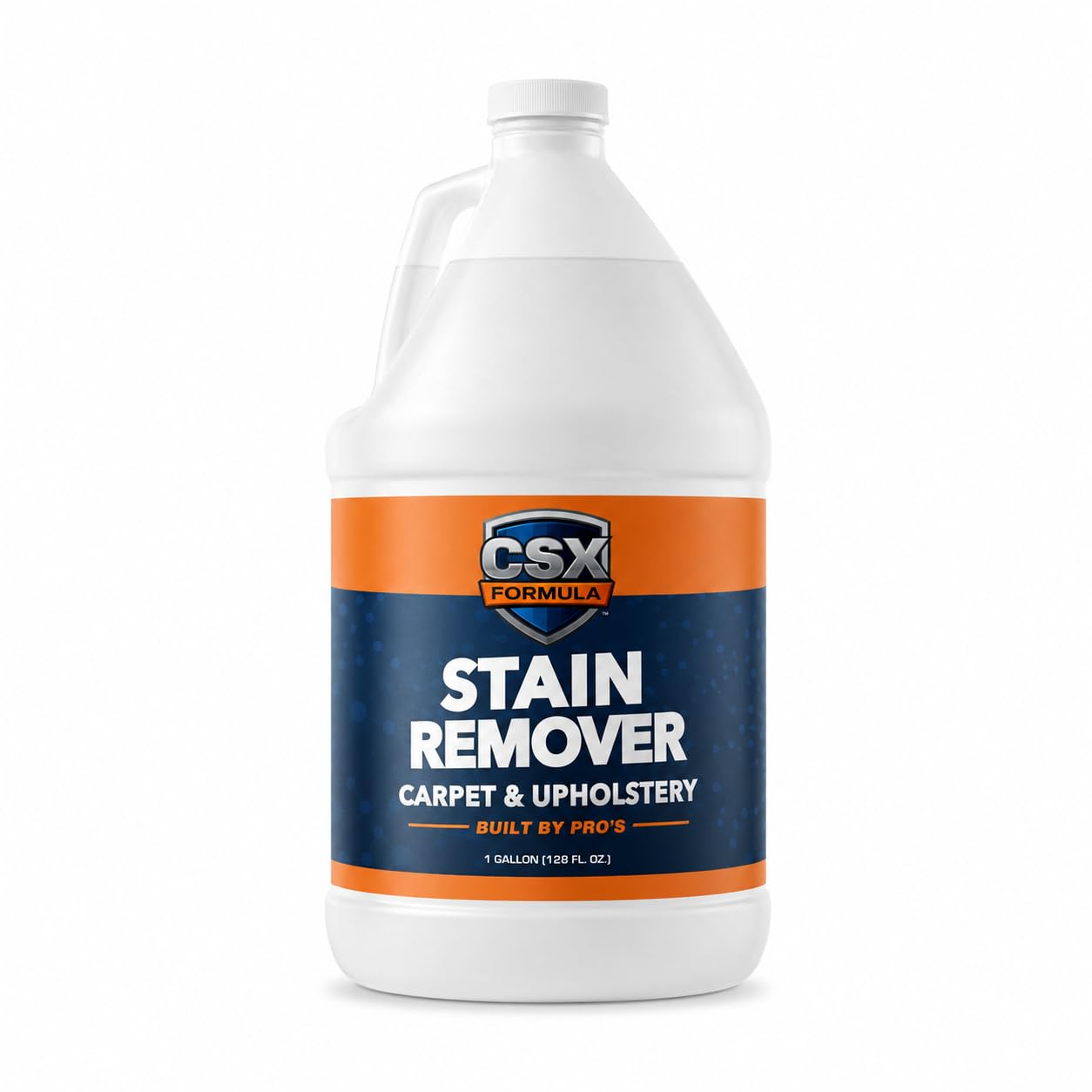 CSX Formula Stain Remover, Carpet Cleaner, 128 oz, Liquid, Citrus Fresh Scent, Biodegradable, Bleach Free