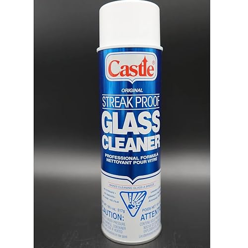 Castle Glass Cleaner, Streak Proof, Original (Original Version)