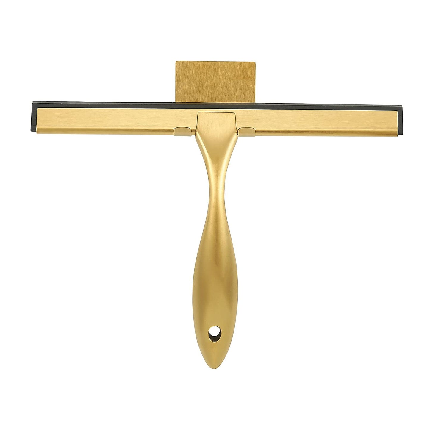 10inch Water Cleaning Squeegee for Bathroom Car or Kitchen Top Stainless with Silicon Rubber 3 Choice (Gold)