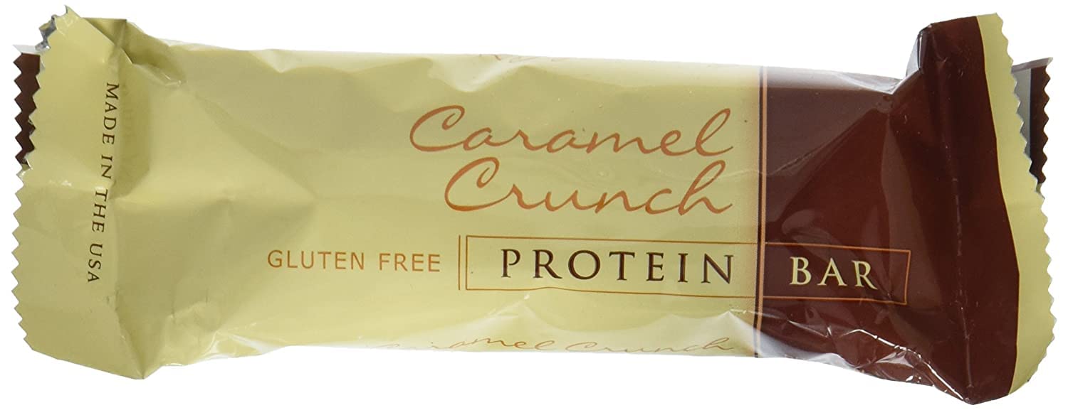 Nutmeg State Nutrition - High Protein Bars, Gluten Free, Low Cholesterol, Low Sodium, Low Sugar, Ideal Protein Compatible, 7 Servings Per Box (Caramel