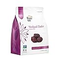 Medjool Premium Dates 16oz (1 lb) - Large Soft Dates - Natural Sweetener Snack - Non-GMO, No Added Sugar, Vegan, Kosher, Resealable Bag - Natural