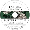 Butterscotch Medium Roast Coffee (Single Serve K-Cup Pods) (Gourmet, Naturally Flavored, Whole Coffee Beans) (12 pods, ZIN: 571640) - 3 Pack