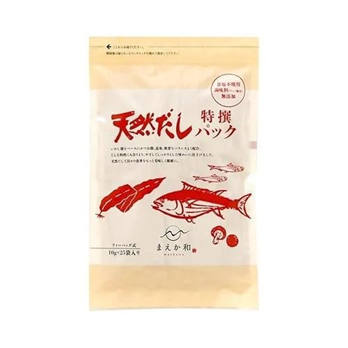 Maekawa-taste Natural Soup Stock pack, 10gx25P Special Selection, Japanese Dashi, Product in Japan