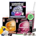 Waterdrop Microenergy Berry, Mango & Blue Vanilla Boost Mix - 36 Hydration Cubes with Natural Caffeine (90 mg/serving) - Sugar-Free, Vegan