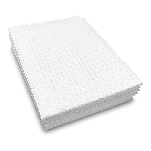 BodyMed 3 Ply Tissue/Poly Professional Towels - Disposable Paper Towels - 13-Inch x 18-Inch - Case of 500 - White