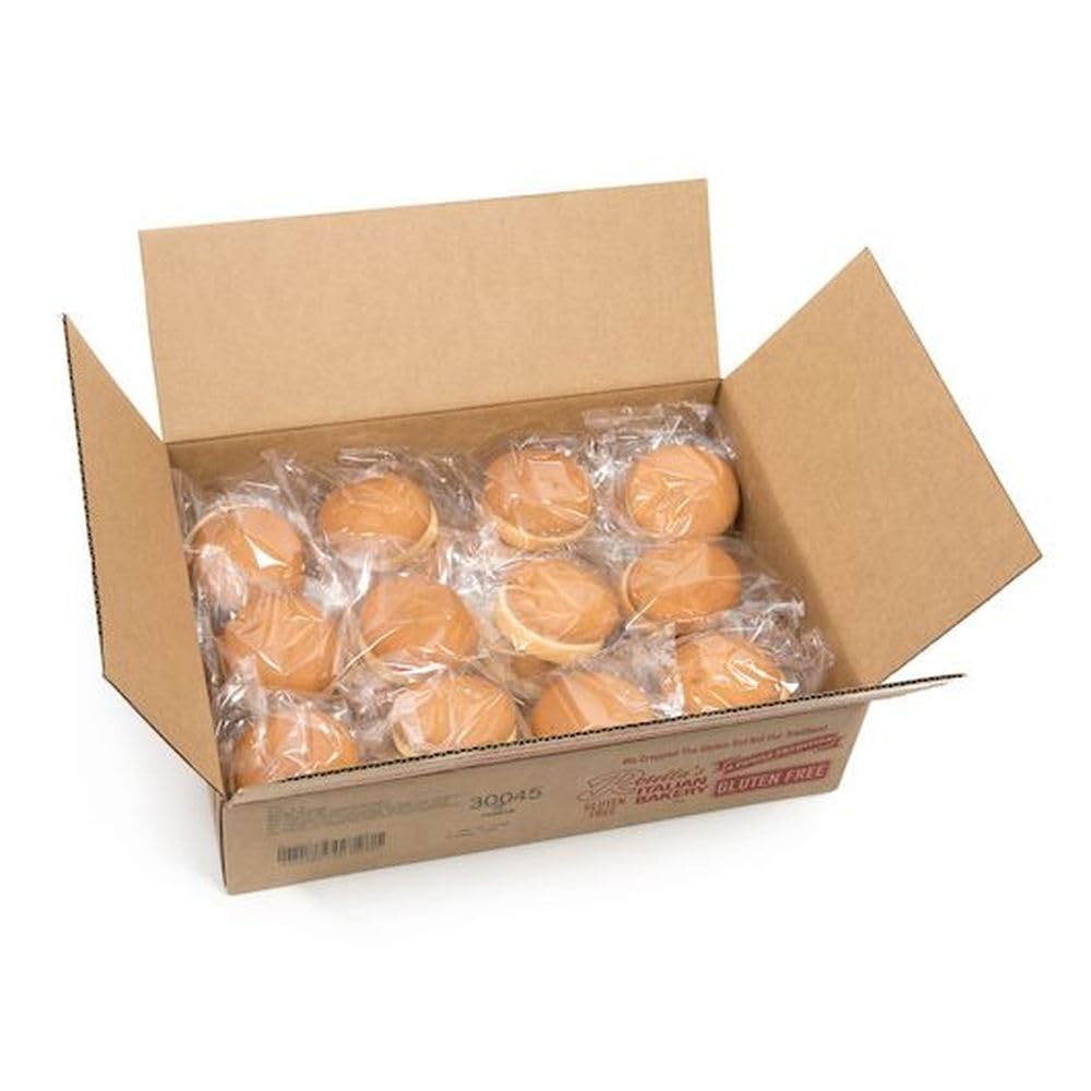 Rotellas Italian Bakery Gluten Free Hamburger Bun -- 24 per case.