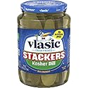 Vlasic Stackers Kosher Dill Pickles, Keto Friendly, 24 FL OZ