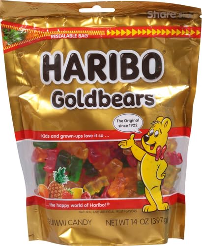 Haribo, Goldbears Gummi Candy Share Size, 14 Ounce