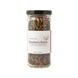 Strawberry Loose Leaf Green Tea, Pure Natural Herbal Tea Blend with Elderberry and Hibiscus (2 ounce)