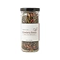 Strawberry Loose Leaf Green Tea, Pure Natural Herbal Tea Blend with Elderberry and Hibiscus (2 ounce)