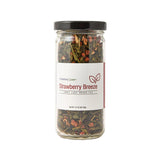 Strawberry Loose Leaf Green Tea, Pure Natural Herbal Tea Blend with Elderberry and Hibiscus (2 ounce)