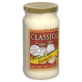 Classico Extra Creamy Alfredo Pasta Sauce, 15 oz Jar - Made with Fresh Cream & Parmesan Cheese, Gluten-Free Italian Style Sauce (Pack of 3)