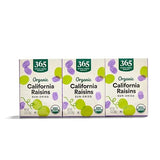 Pack of 6, 365 by Whole Foods Market, Organic Raisins, 1 Ounce