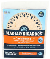 Maria & Ricardos Carb Bueno Whole Wheat Tortillas, 7.9 OZ