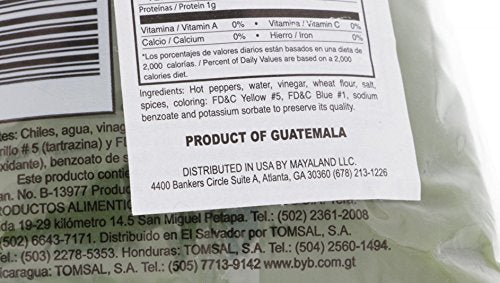 Picamas Green Hot Sauce 16oz - Salsa Picante Verde (Pack of 12)