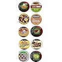 New! 10 Cup Flavored DECAF Coffee Sampler! 10 Different Flavored DECAF Only Coffee Single Serve Cups. Delicious Flavors!