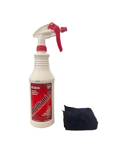 Brillianize 32 Ounce Trigger Spray with Microfiber Towel