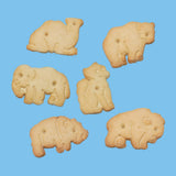 Happy Snacks Animal Crackers - Non-GMO, (Vegan) Plant Based, Nut & Peanut Free, Fortified with Essential Vitamins & Minerals, No Artificial
