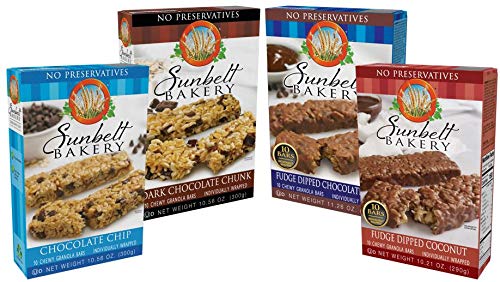 Sunbelt Bakery, Chocolate Variety Pack, 4 Flavor Variety Pack, No Preservatives (40 Bars)