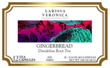 Gingerbread Dandelion Root Tea (Single Serve K-Cup Pods) (12 pods, ZIN: 572835) - 2 Pack