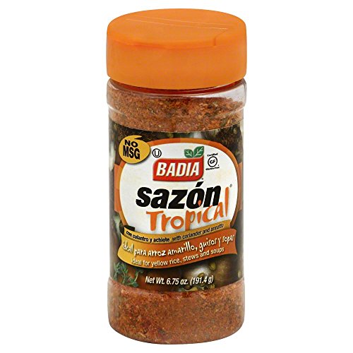 Badia Sazon Tropical with Annato & Corlander, 6.75-Ounce (Pack of 6)