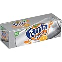 Fanta Fridge Zero Pack Cans, Orange, 12 Ounce (Pack of 12) by Fanta