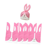 50pcs Bunny Goodie Bags Christmas Party Gifts Bolsas De Eco-friendly Bags Lollipop Wrapping Sweet Wrapping Treats Goodies Bag Dessert Candy Bag