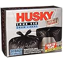 Husky HKK55030B True Tie 55-Gallon Drum Liners, 30-Count