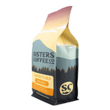 Sisters Coffee Company, Black Butte Gold - Whole Bean Coffee - Dark Roast - 12 Ounce Bag, Flavor Notes of Dark Chocolate, Molasses, Nutmeg and Roasted