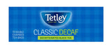 Tetley, Decaffeinated Classic Black Tea Bags, 72 Double chamber Tea Bags | Served Hot or Iced and Bundled with 2 Snail Shape Tea Bag Holder clip Drink