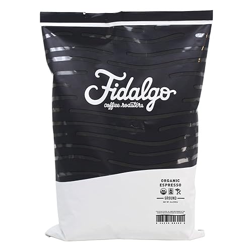 Fidalgo Organic Espresso, Medium-Dark Roast, Drip Grind, 32 Ounce, 1 Bag