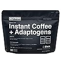 Strong Coffee Co. Instant Black Coffee | Premium Organic Coffee with Nootropics & Adaptogens, NeuroFactor®, L-Theanine, Ashwagandha, Reishi & MCT Oil