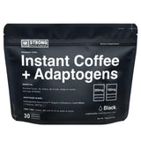 Strong Coffee Co. Instant Black Coffee | Premium Organic Coffee with Nootropics & Adaptogens, NeuroFactor®, L-Theanine, Ashwagandha, Reishi & MCT Oil