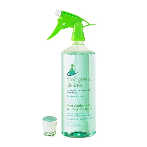 good green cleaner Odor Eliminator & All Purpose Cleaner Starter Set | 32 ounce, Reusable, Eco Spray Bottle | USDA Bio-Preferred